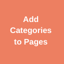 Add Category to Pages icon
