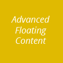 Advanced Floating Content icon