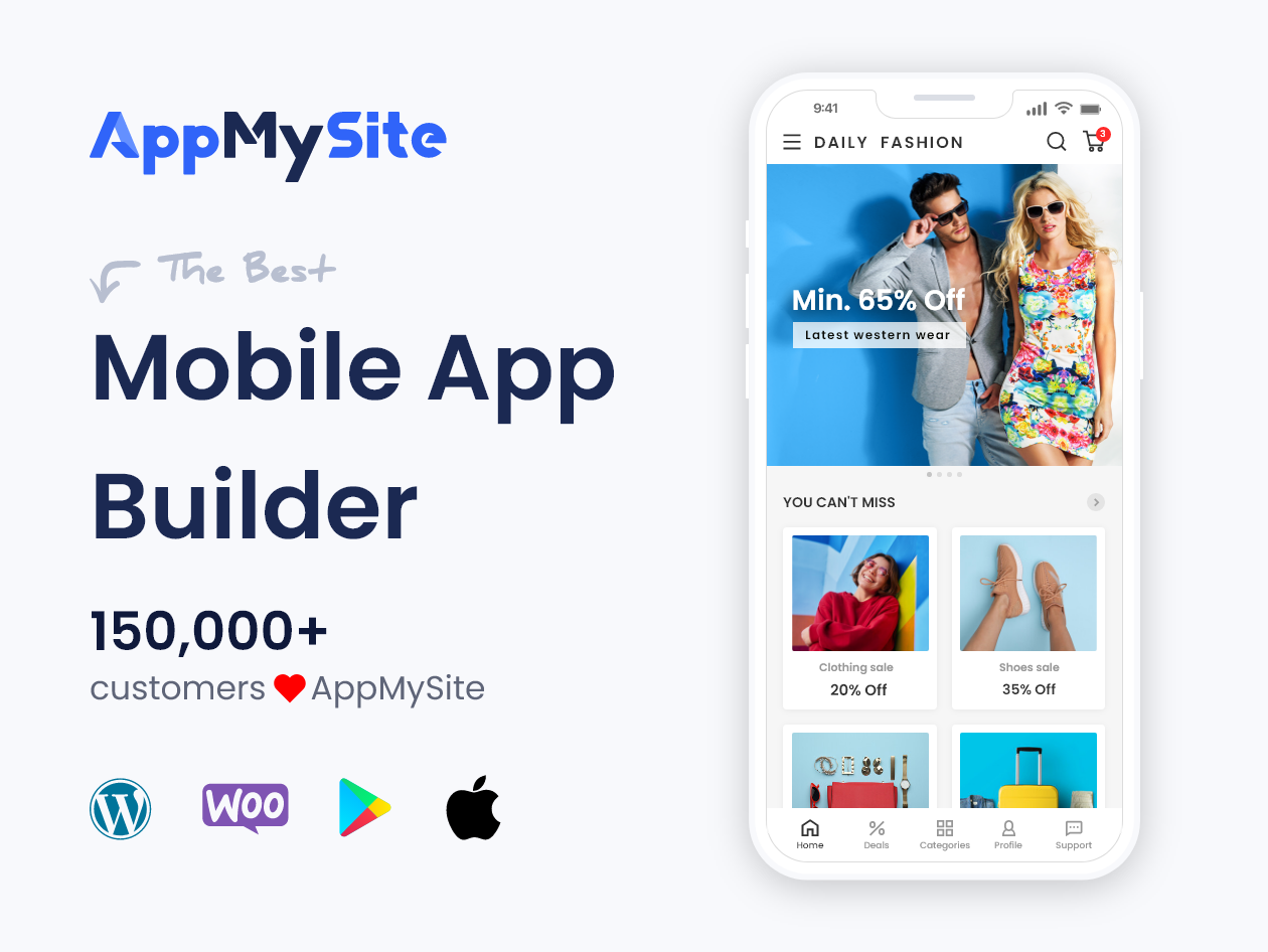 AppMySite – Create an app with the Best Mobile App Builder screenshot