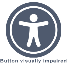 Button visually impaired icon
