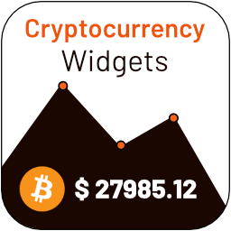 Cryptocurrency Widgets – Price Ticker & Coins List icon