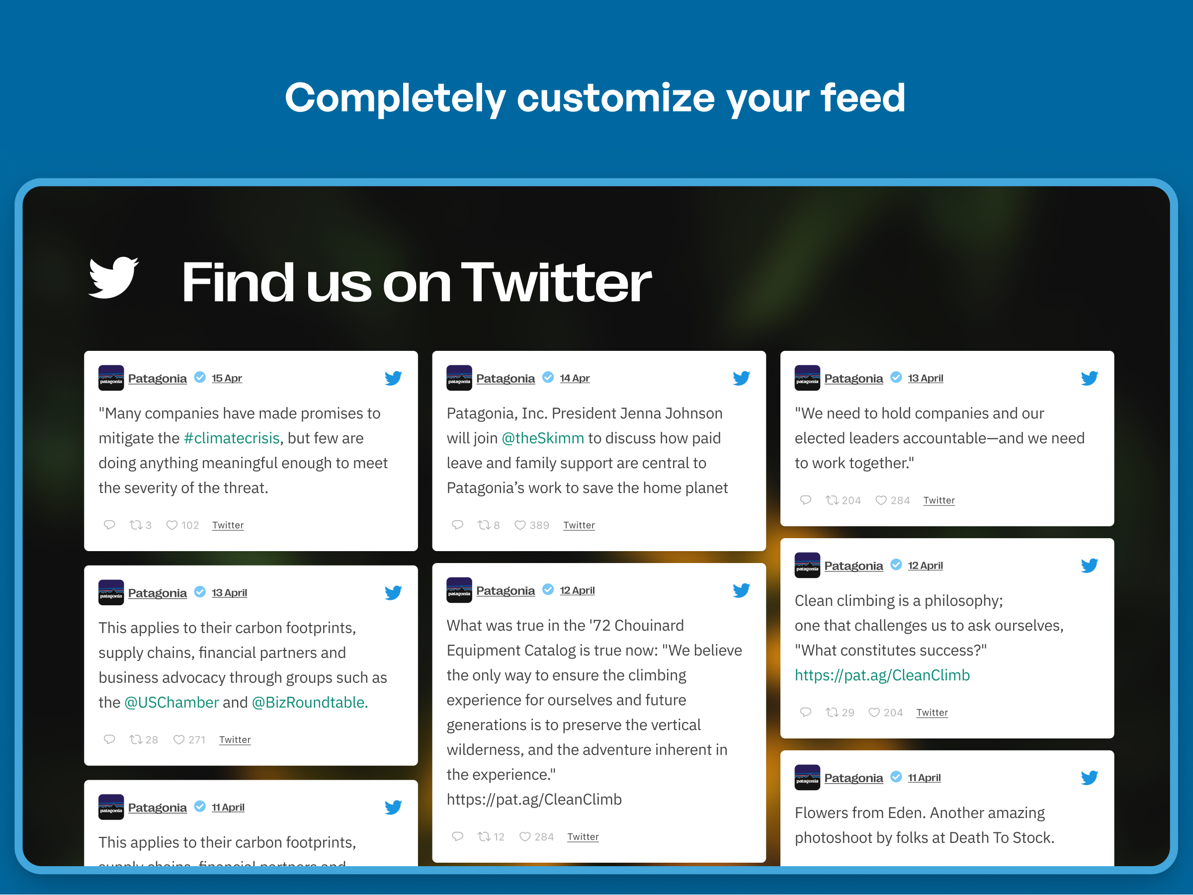 By default the Custom Twitter Feeds plugin inherits styles from your theme