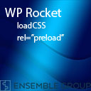 WP Rocket | Simple LoadCSS Preloader icon
