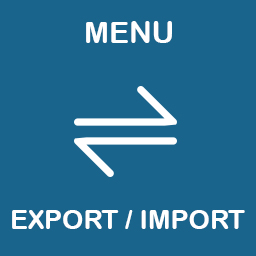 Export Import Menus icon