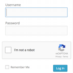 Login No Captcha reCAPTCHA icon