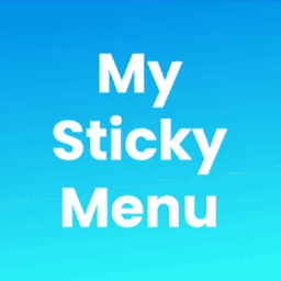 Floating Notification Bar, Sticky Menu on Scroll, Announcement Banner, and Sticky Header for Any Theme – My Sticky Bar (formerly myStickymenu) icon