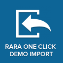 Rara One Click Demo Import icon