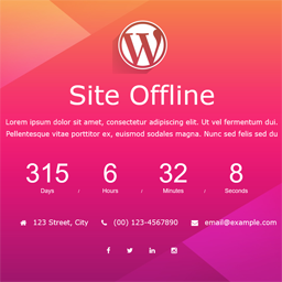 Site Offline Or Coming Soon Or Maintenance Mode icon
