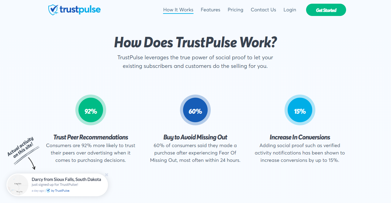 The TrustPulse FOMO plugin allows you to control how and where your social proof notifications load on your website.