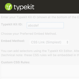 Typekit Fonts for WordPress icon