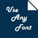 Use Any Font | Custom Font Uploader icon