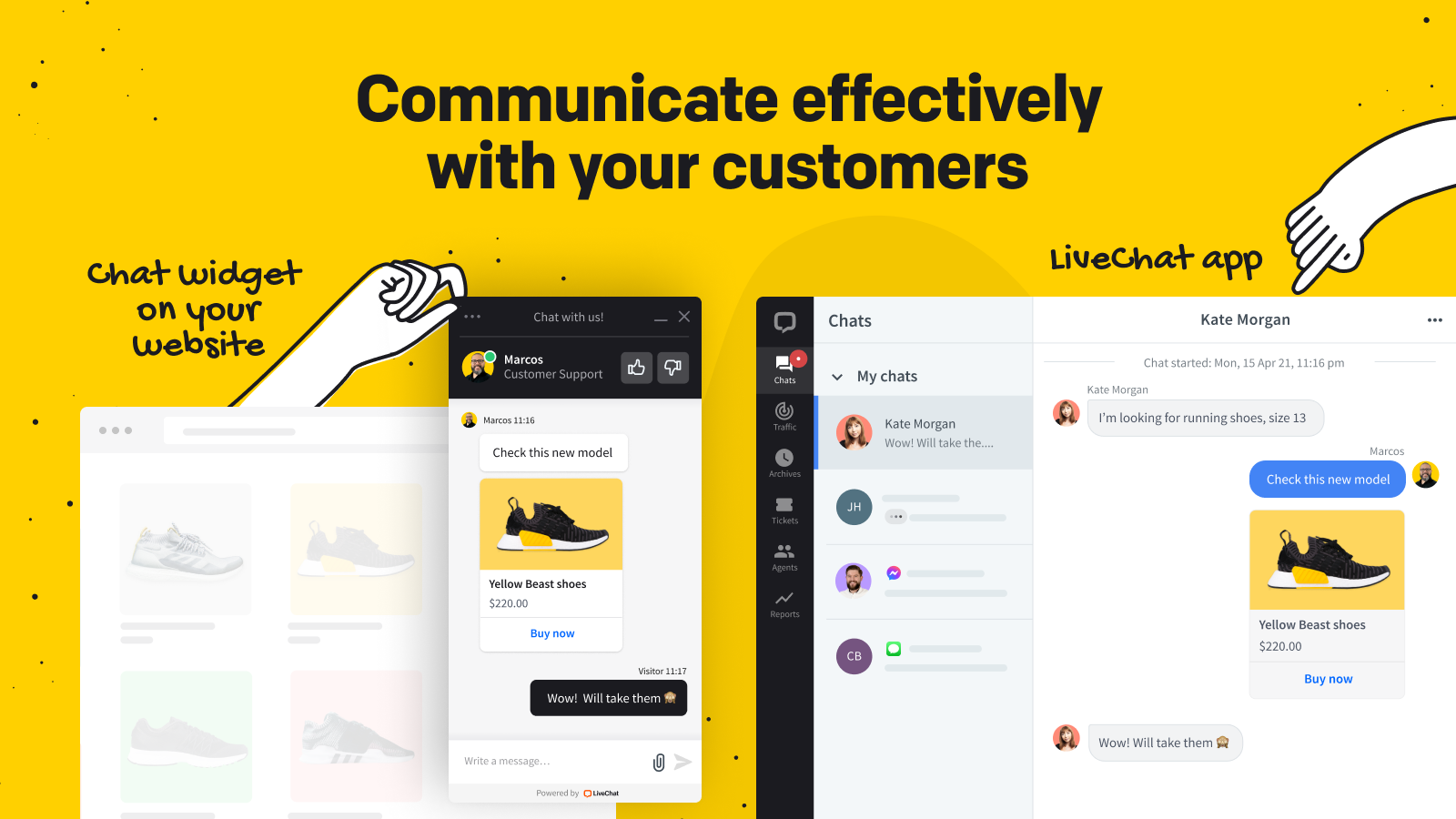 Bring the best live chat for WordPress with you and help your online customers anytime, anywhere.